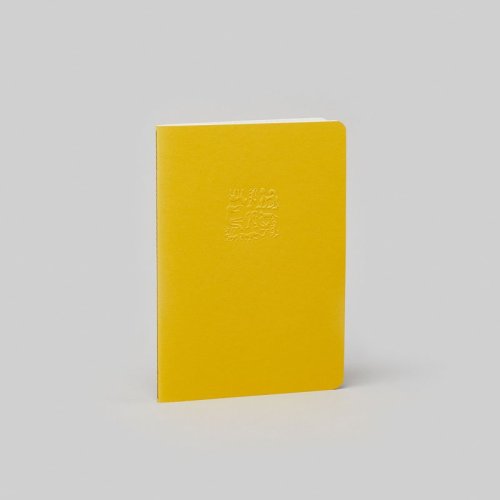 Yellow A5 notebook