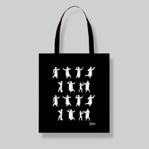 Black tote bag