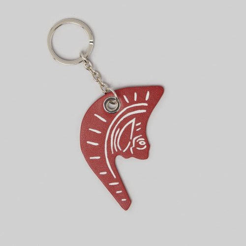 Red Cernuschi Warrior keychain